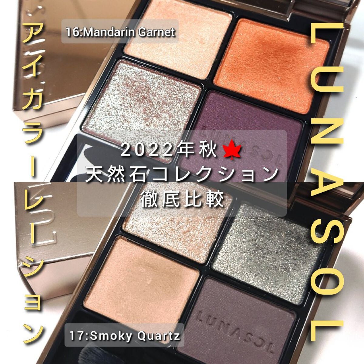 アイカラーレーション/LUNASOL/アイシャドウパレットを使ったクチコミ(1枚目)