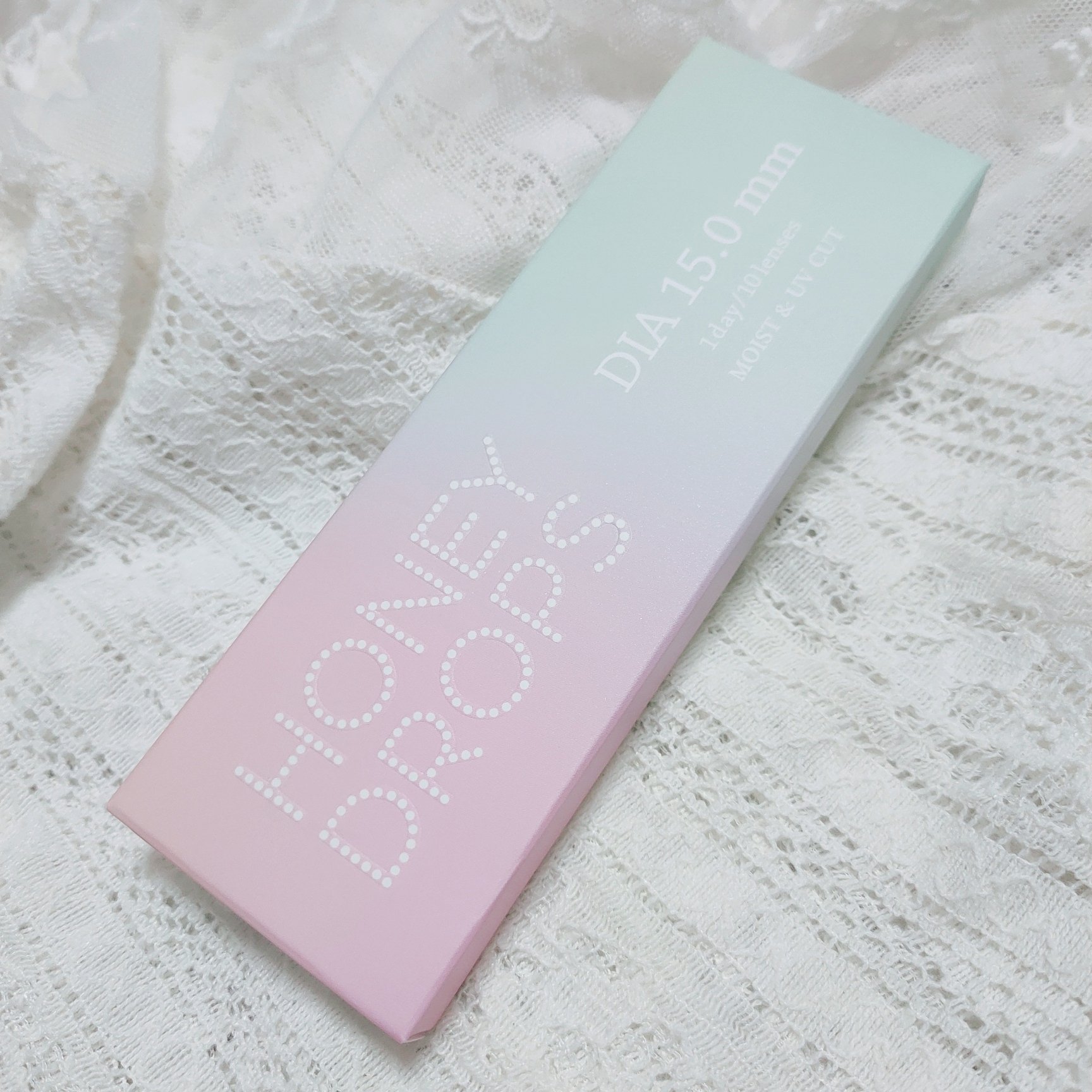 HoneyDrops 1day 15.0mm ベビーブラウン/HONEY DROPS/ワンデー（１DAY）カラコンを使ったクチコミ（1枚目）