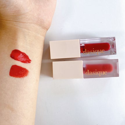 ブラーベルベットティント/dasique/リップティントを使ったクチコミ(6枚目)