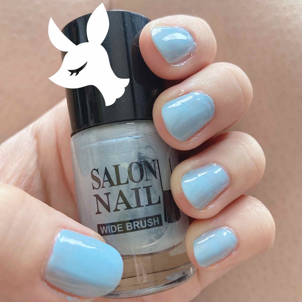 AT サロンネイルエナメル 18 クリーミースカイ/Art Collection/マニキュアを使ったクチコミ（2枚目）