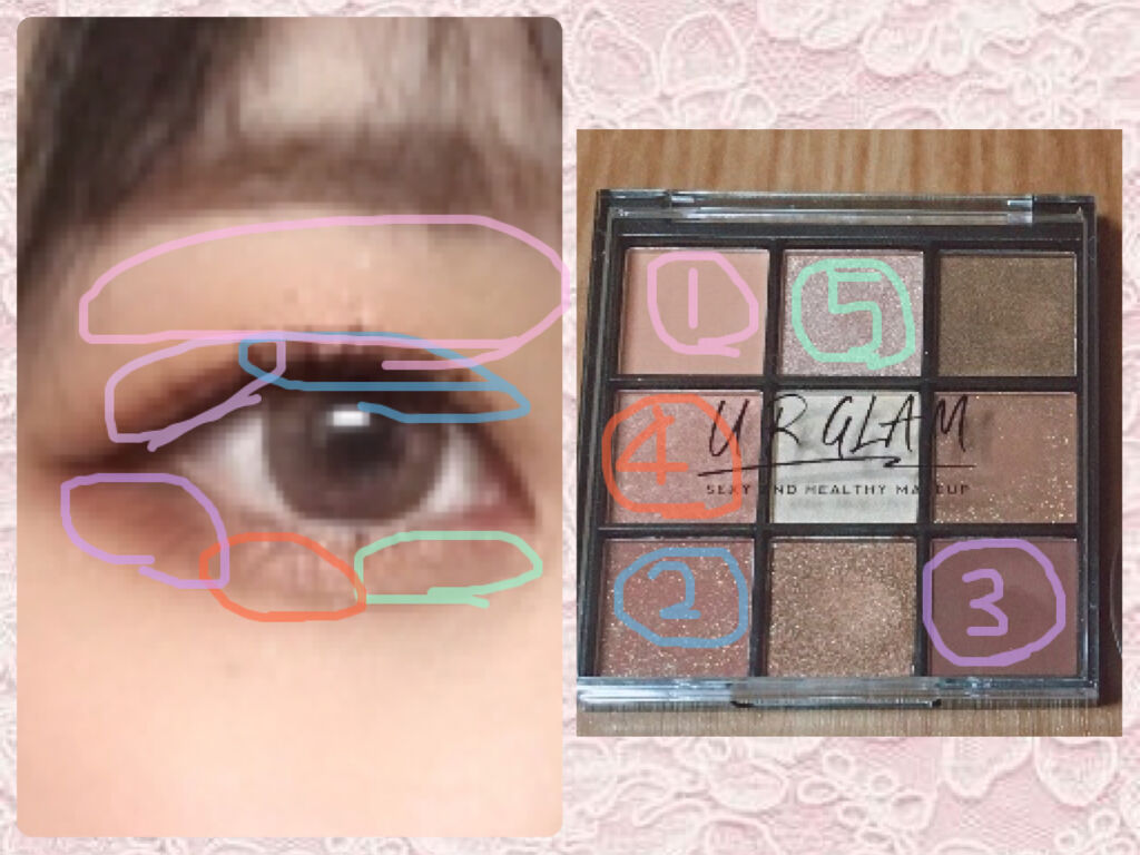 グリッタープリズム シャドウ/MISSHA/グリッターを使ったクチコミ（3枚目）