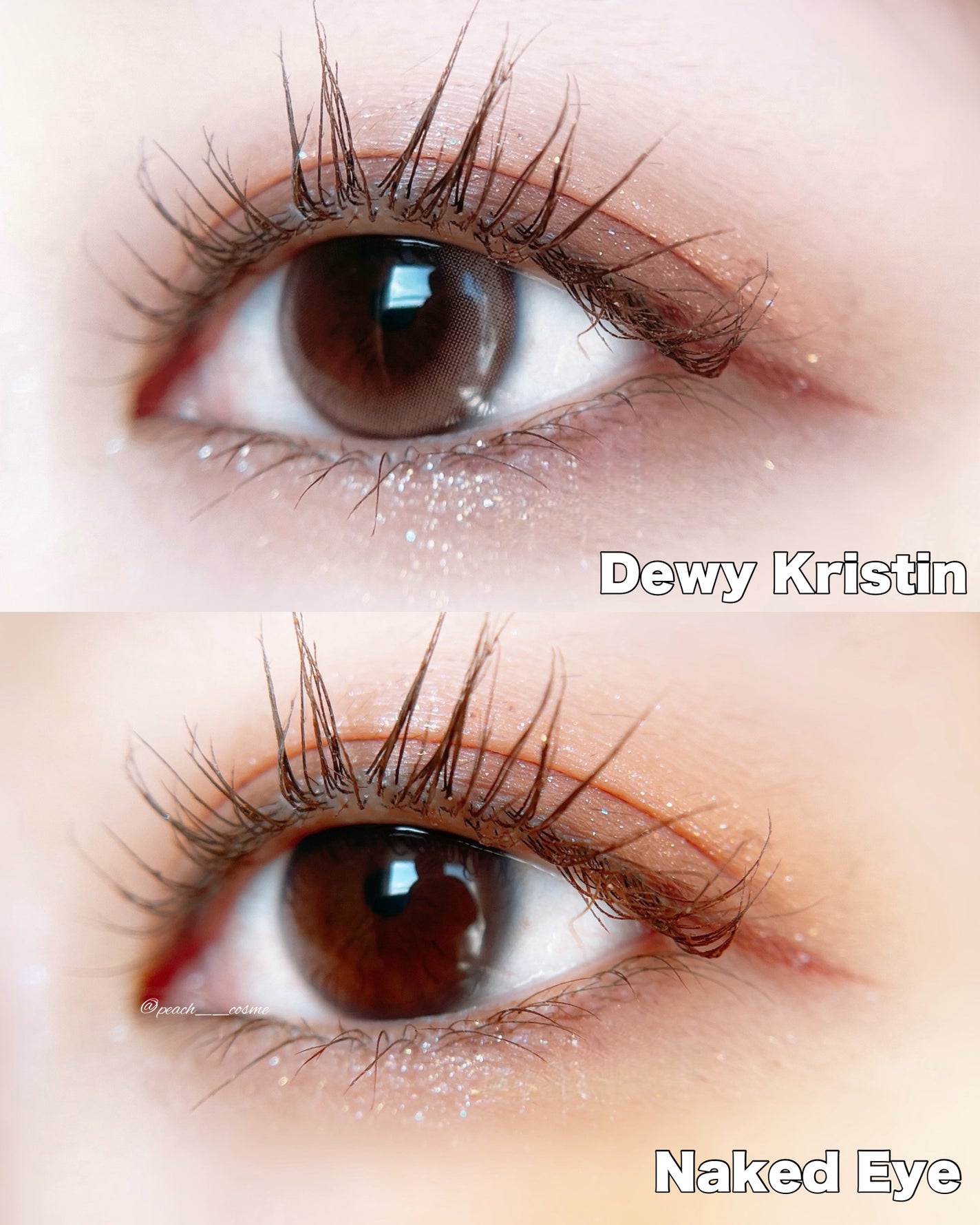 Dewy Kristin/Hapa kristin/カラーコンタクトレンズを使ったクチコミ(4枚目)