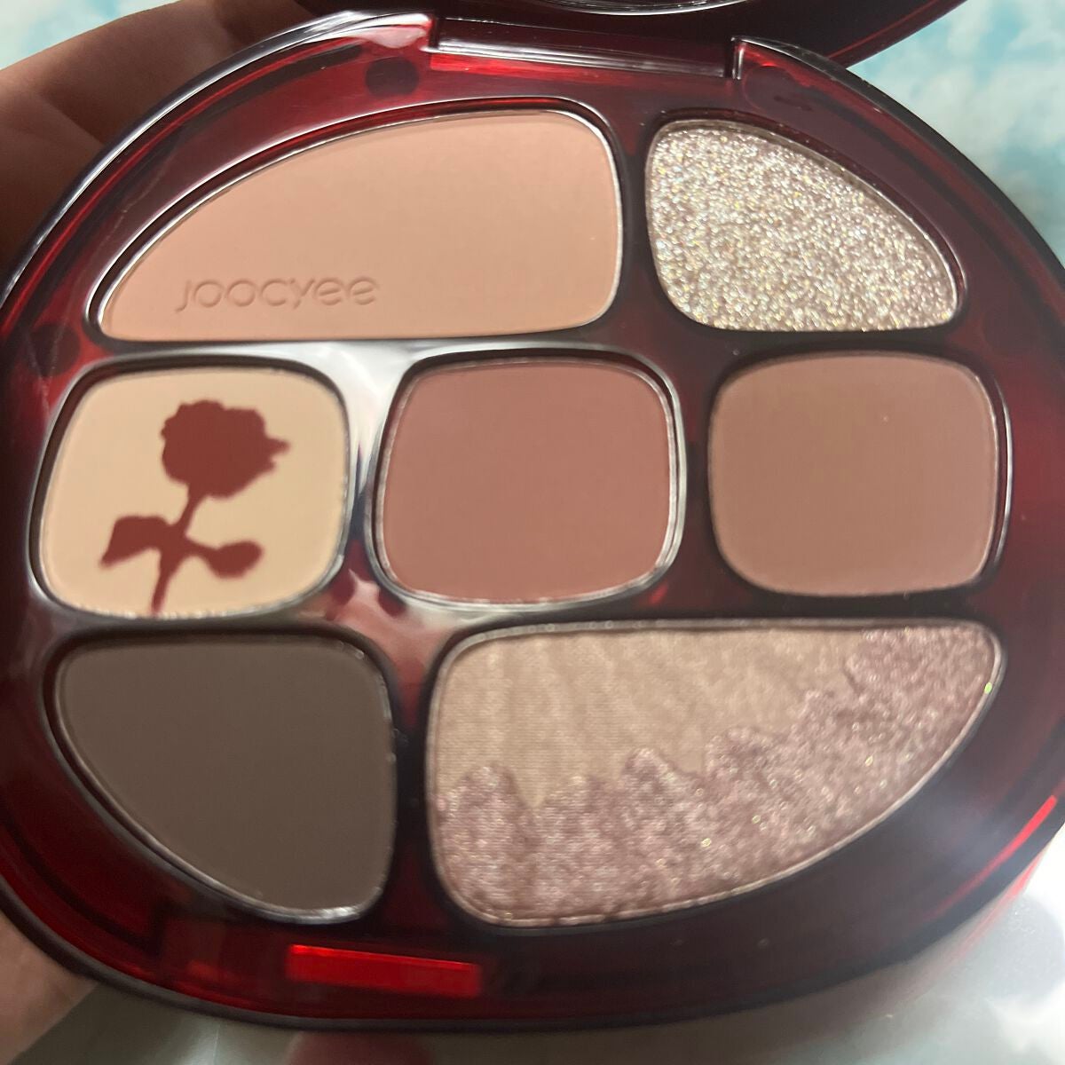 ローズポエムマルチパレット/Joocyee/アイシャドウパレットを使ったクチコミ(7枚目)