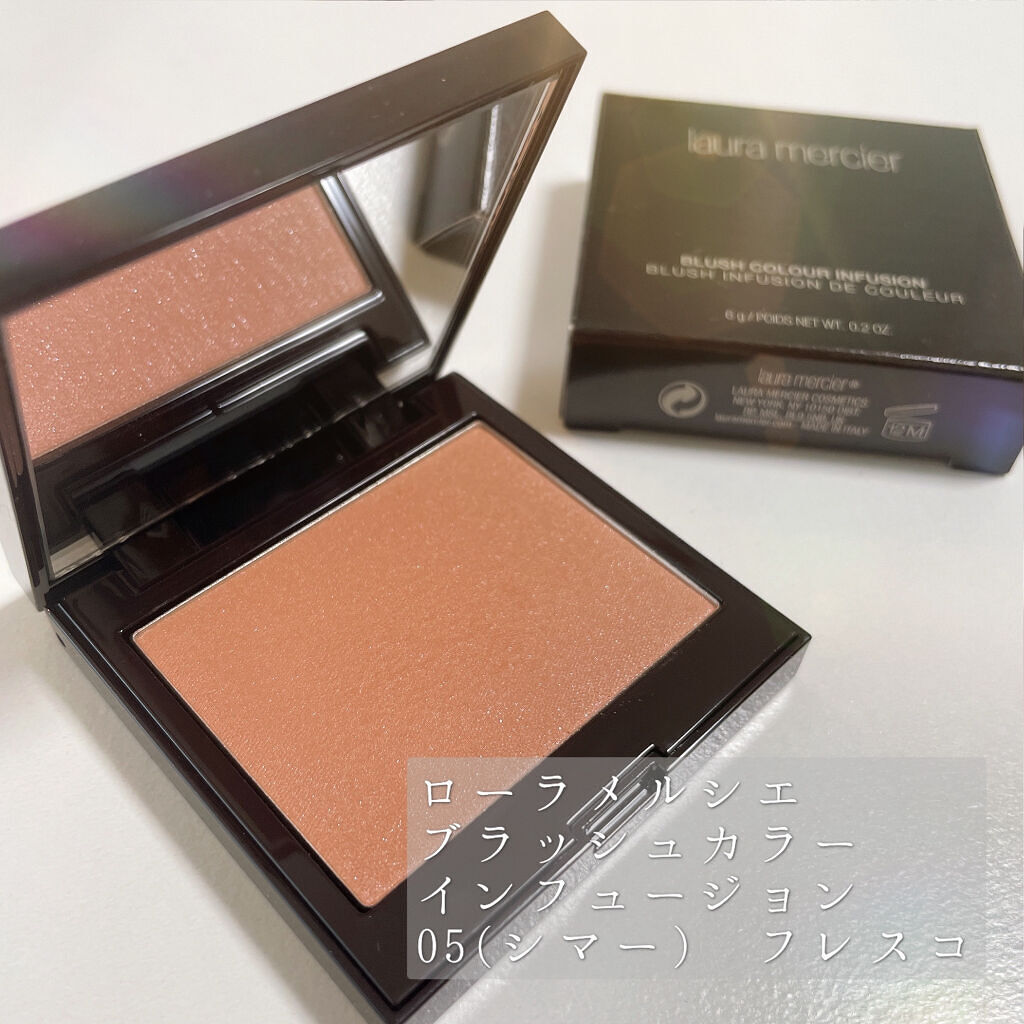 ブラッシュ カラー インフュージョン 05 フレスコ/ローラ メルシエ/パウダーチークを使ったクチコミ（1枚目）