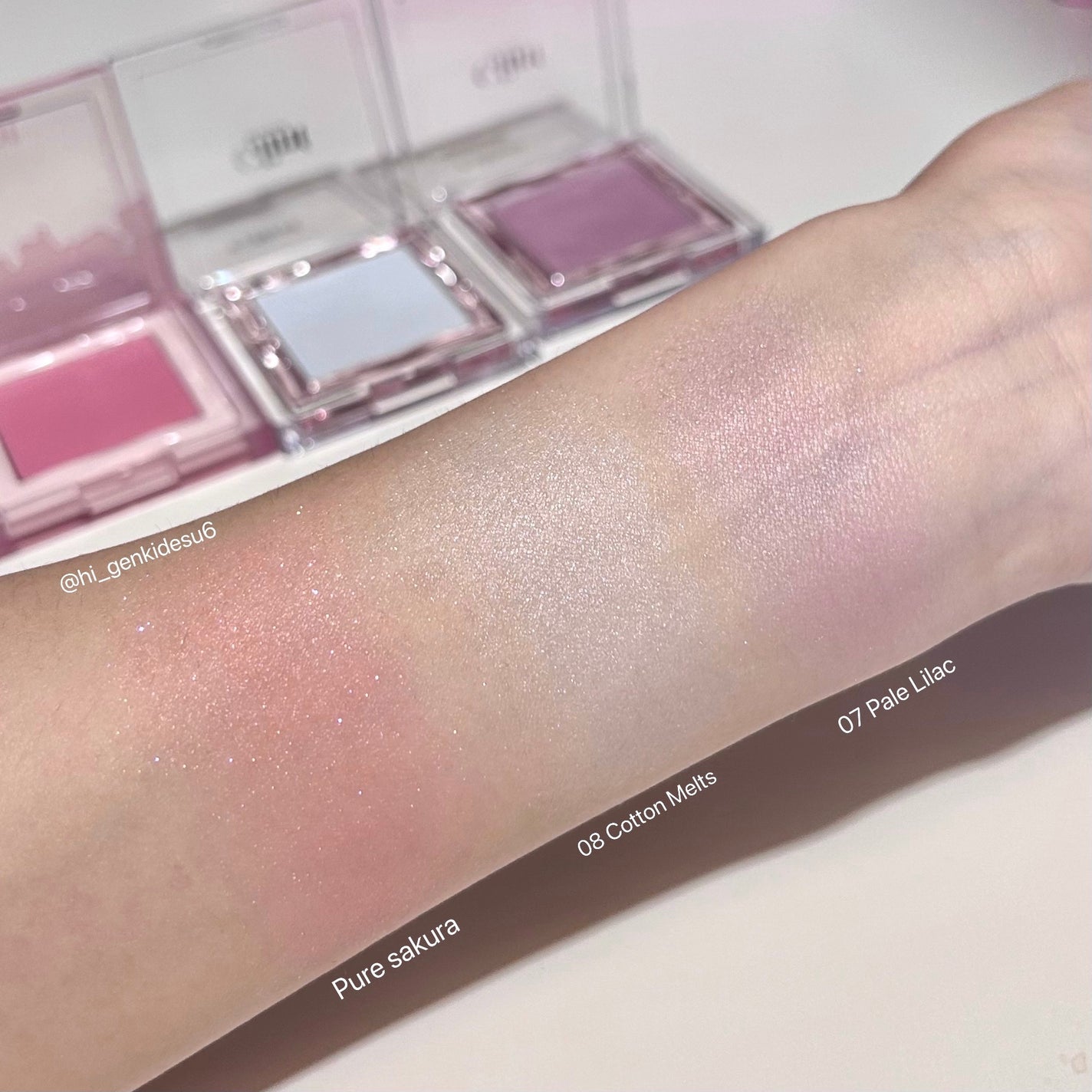 ベイクドブラッシュ/Glint/パウダーチークを使ったクチコミ(3枚目)