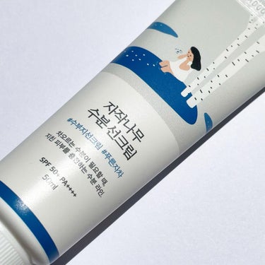 ROUND LAB 白樺水分uvクリームのクチコミ「#roundlab 
Moisturizing Sun Cream 
SPF 50+ PA++.....」（2枚目）