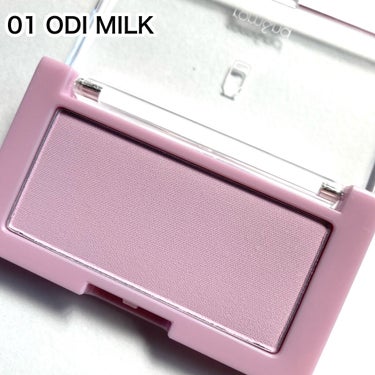 ベターザンチーク W01 オディミルク(ODI MILK)/rom&nd/パウダーチークを使ったクチコミ（3枚目）