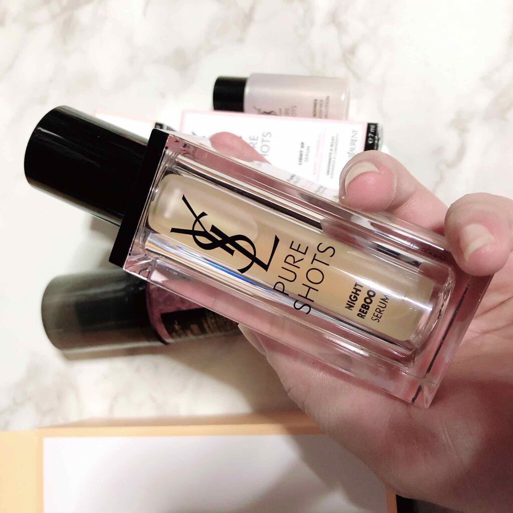 ピュアショット ナイトセラム スターター キット/YVES SAINT LAURENT BEAUTE/スキンケアキットを使ったクチコミ(1枚目)