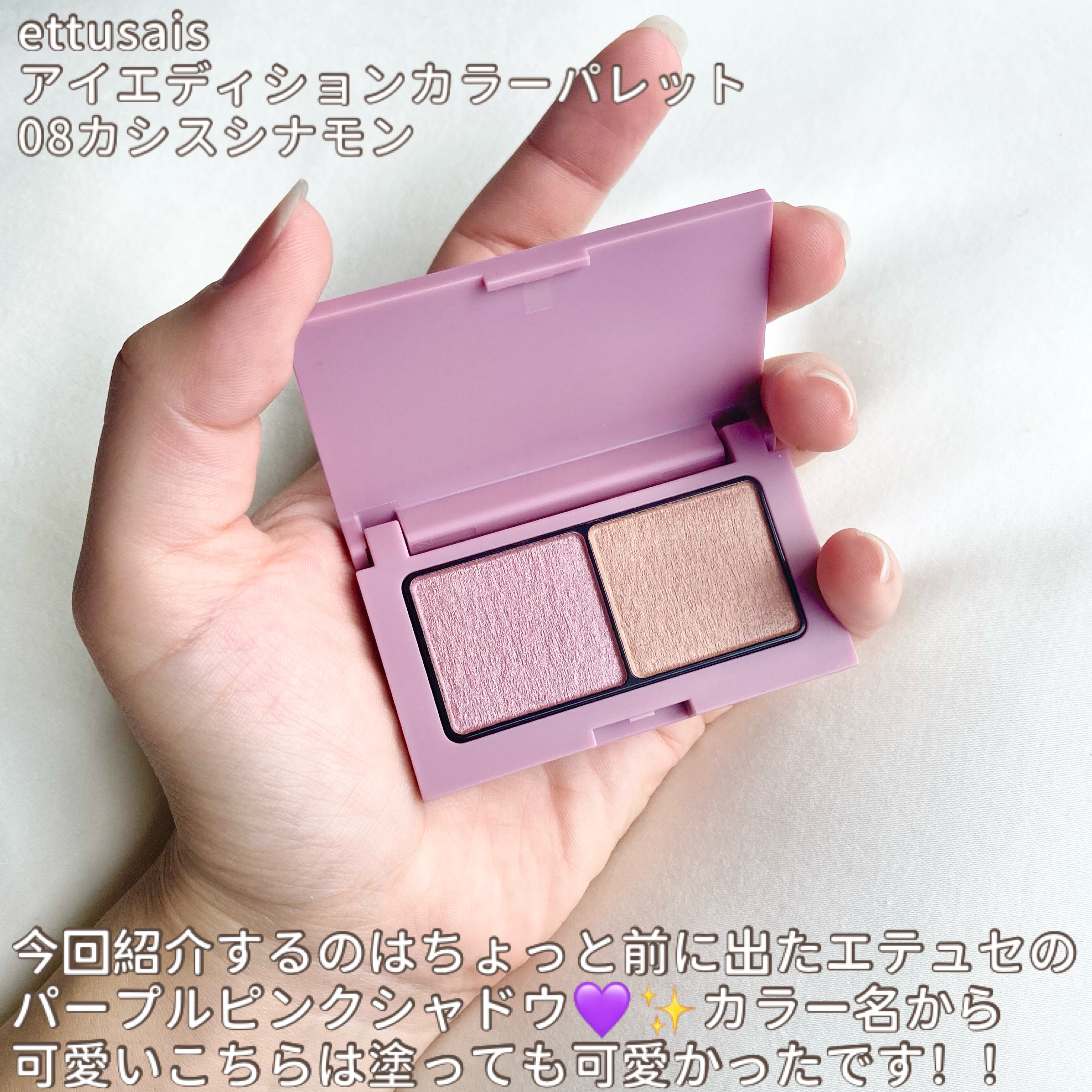 エテュセ アイエディション(カラーパレット) 08 カシスシナモン/ettusais/アイシャドウパレットを使ったクチコミ（2枚目）