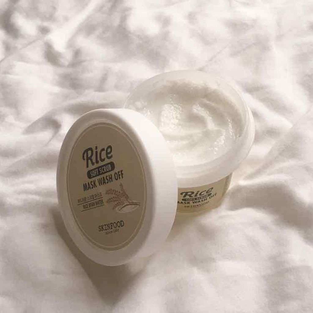 ライス デイリー ブライトニング マスクウォッシュオフ/SKINFOOD/洗い流すパック・マスクを使ったクチコミ（1枚目）