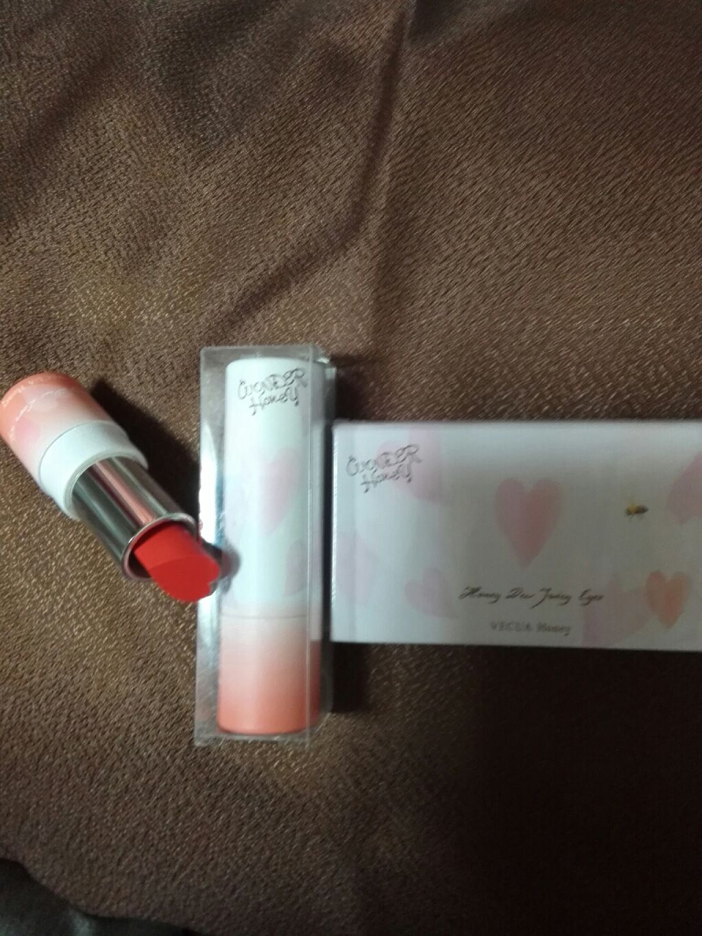 ワンダーハニー ラブリップチュ/VECUA Honey/口紅を使ったクチコミ（1枚目）