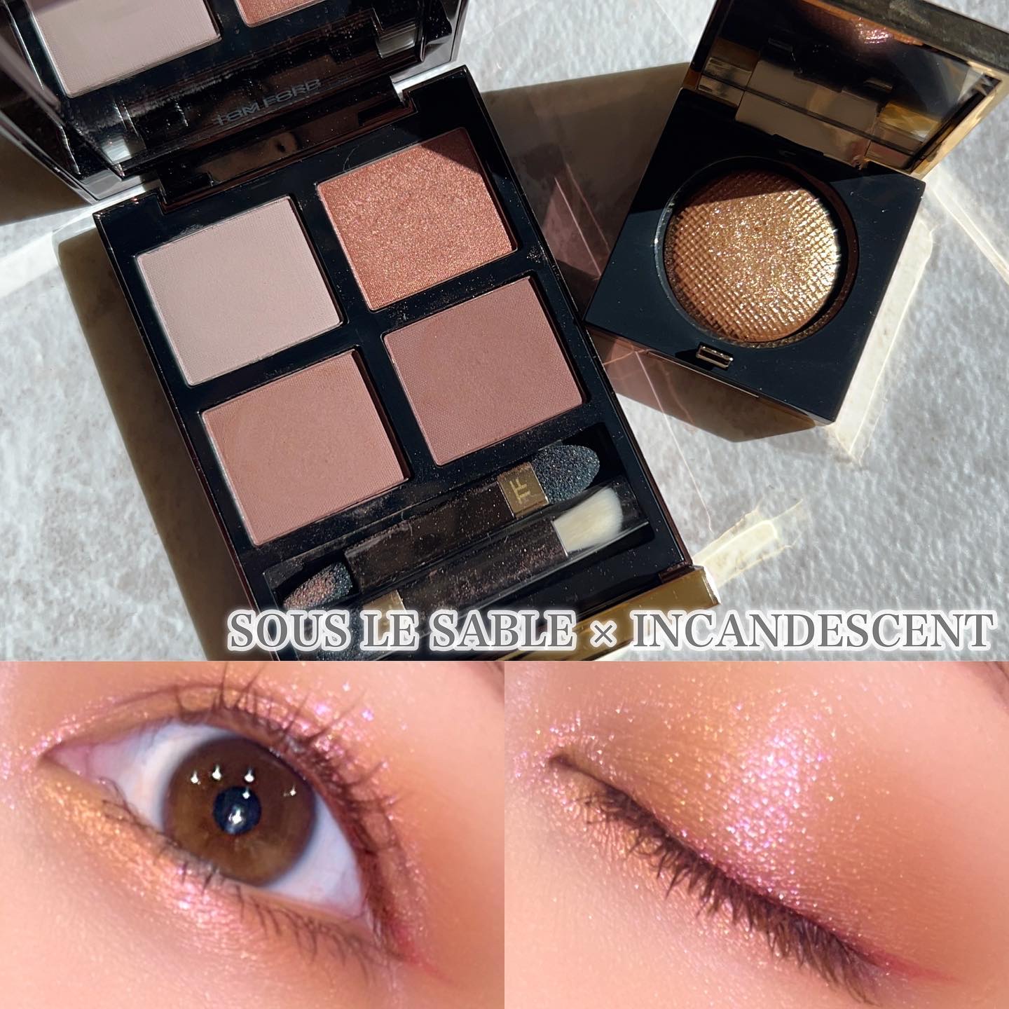 リュクスアイシャドウ L01 インカンデスント【限定パッケージ】/BOBBI BROWN/単色アイシャドウを使ったクチコミ（1枚目）