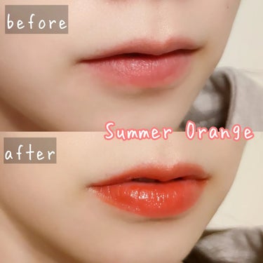 ドトムリッププラスプランパー 05 サマーオレンジ(Summer Orange)/keybo/リップグロスを使ったクチコミ（3枚目）