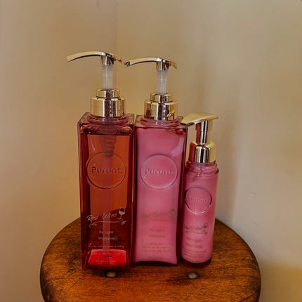 プルント リライトペアセット レッドワイン/Purunt./市販シャンプーを使ったクチコミ(2枚目)