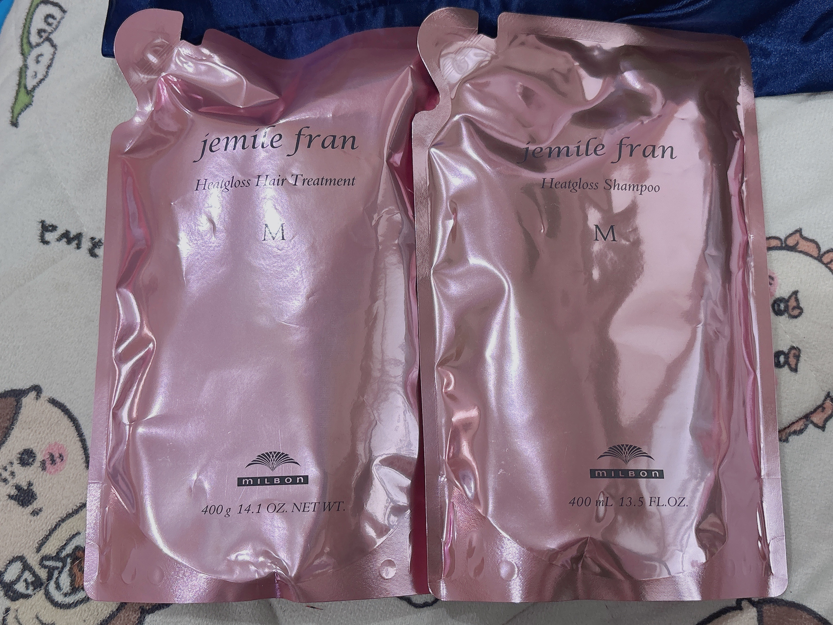 ジェミールフラン ジェミールフラン  ヒートグロスシャンプーＪのクチコミ「リピ買い！！
ジェミールフラン ヒートグロスのシャントリです

これが一番髪しっとりするしサラ.....」（1枚目）