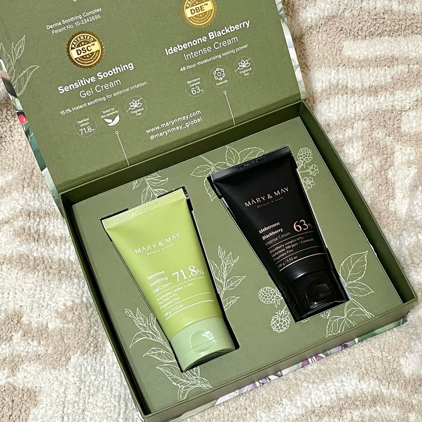 Sensitive Soothing Gel Cream/MARY&MAY/フェイスクリームを使ったクチコミ(2枚目)