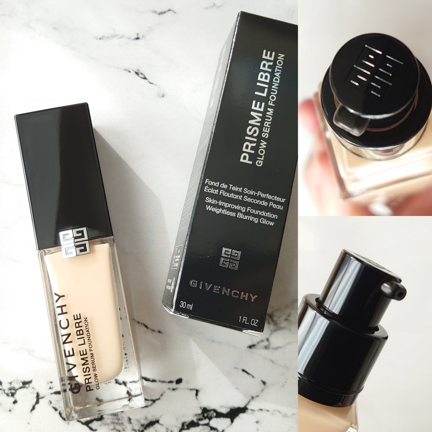 プリズム・リーブル・グロウ・セラム・ ファンデーション/GIVENCHY/リキッドファンデーションを使ったクチコミ(2枚目)