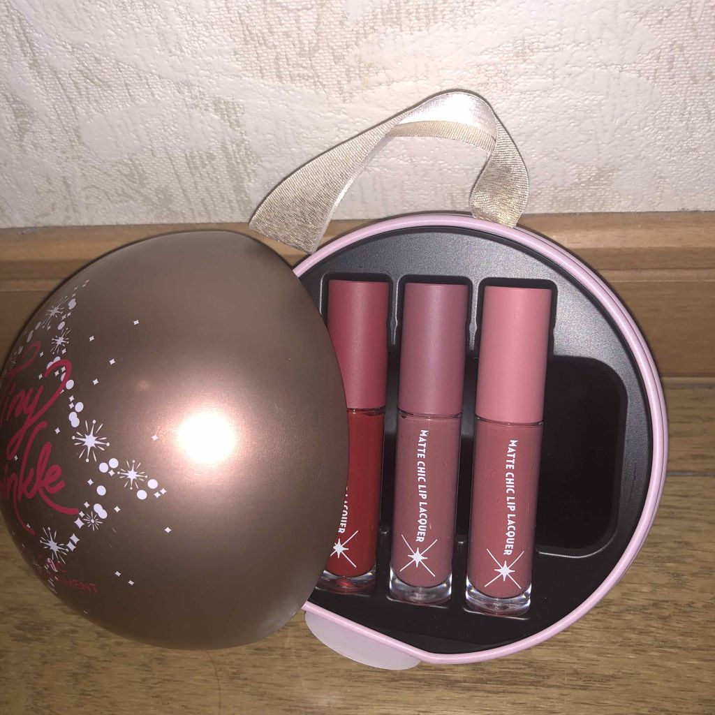 タイニートゥインクル ミニマットシックリップラッカーオーナメント/ETUDE/口紅を使ったクチコミ（1枚目）