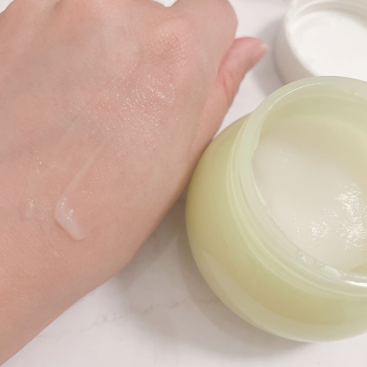 白玉もちウォータークリーム/NUAN/フェイスクリームを使ったクチコミ(3枚目)