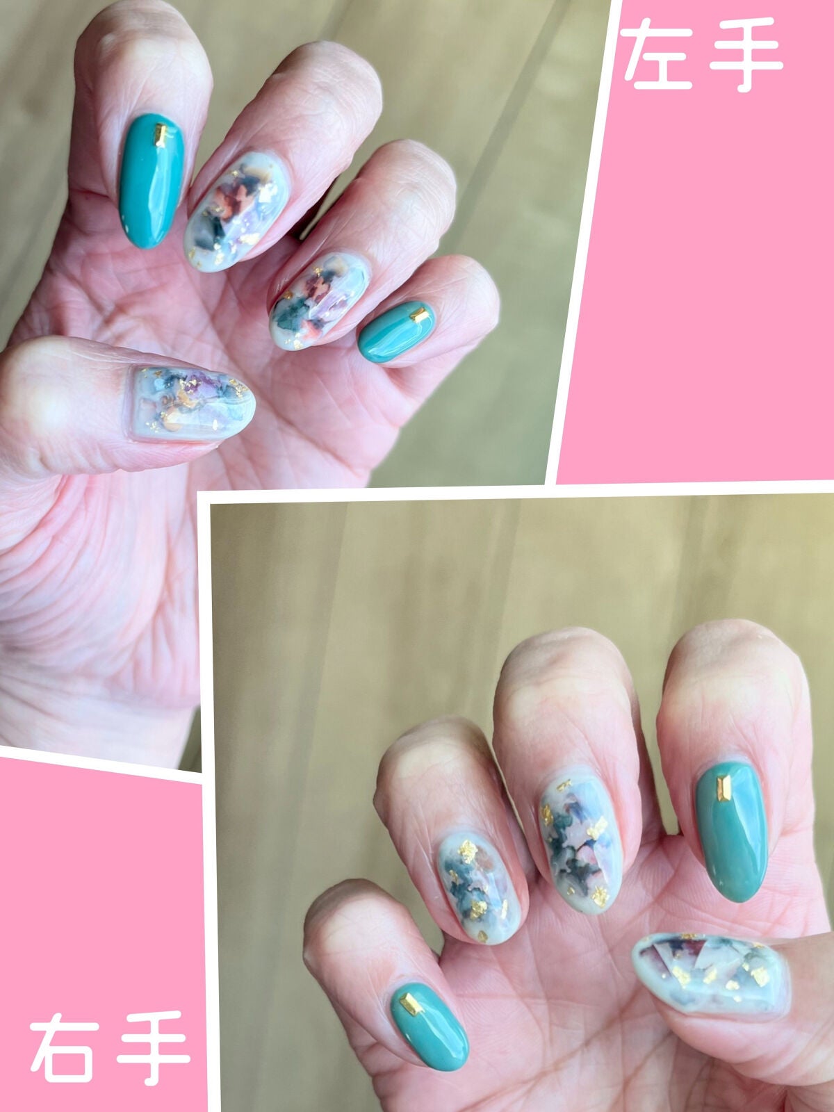 ネイルシール/キャンドゥ/ネイルシールを使ったクチコミ(4枚目)