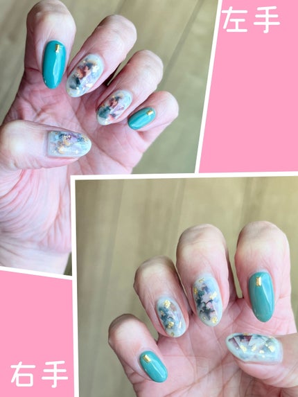 ネイルシール/キャンドゥ/ネイルシールを使ったクチコミ(4枚目)