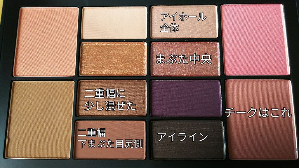メーキャップユアマインド アイ＆チークパレット/NARS/アイシャドウパレットを使ったクチコミ（3枚目）