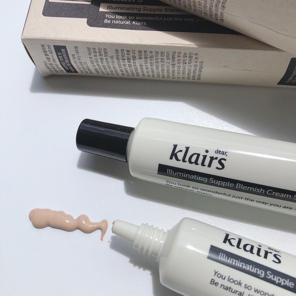 イルミネーティングサプルブレミッシュクリーム(40ml)/Klairs/化粧下地を使ったクチコミ（2枚目）