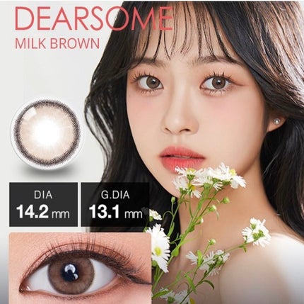 ディアサム(DearSome)/OLOLA/カラーコンタクトレンズを使ったクチコミ(3枚目)