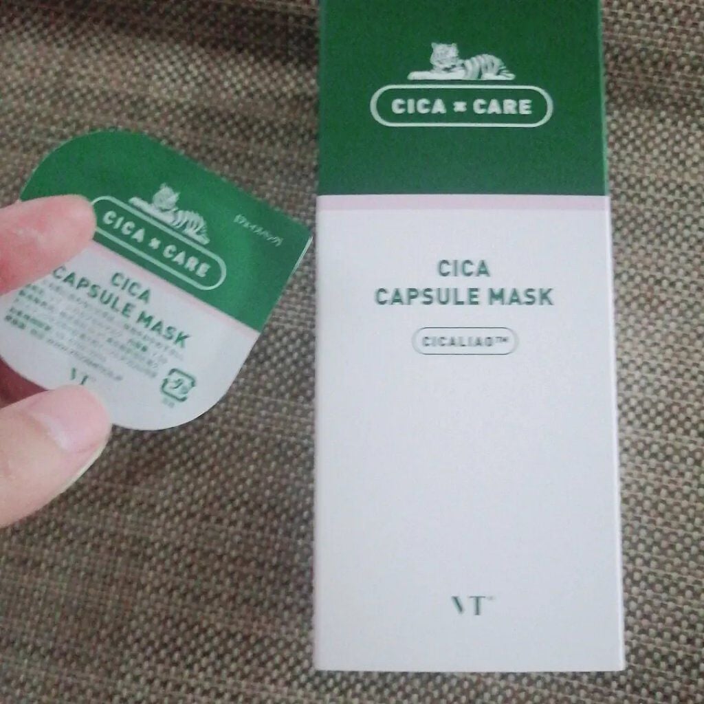CICA カプセルマスク/VT/洗い流すパック・マスクを使ったクチコミ(1枚目)