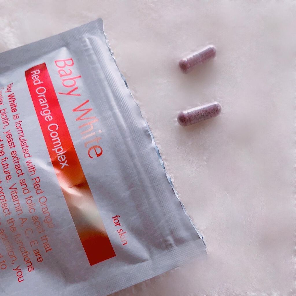 Baby White 60粒/renaTerra/美容サプリメントを使ったクチコミ（2枚目）