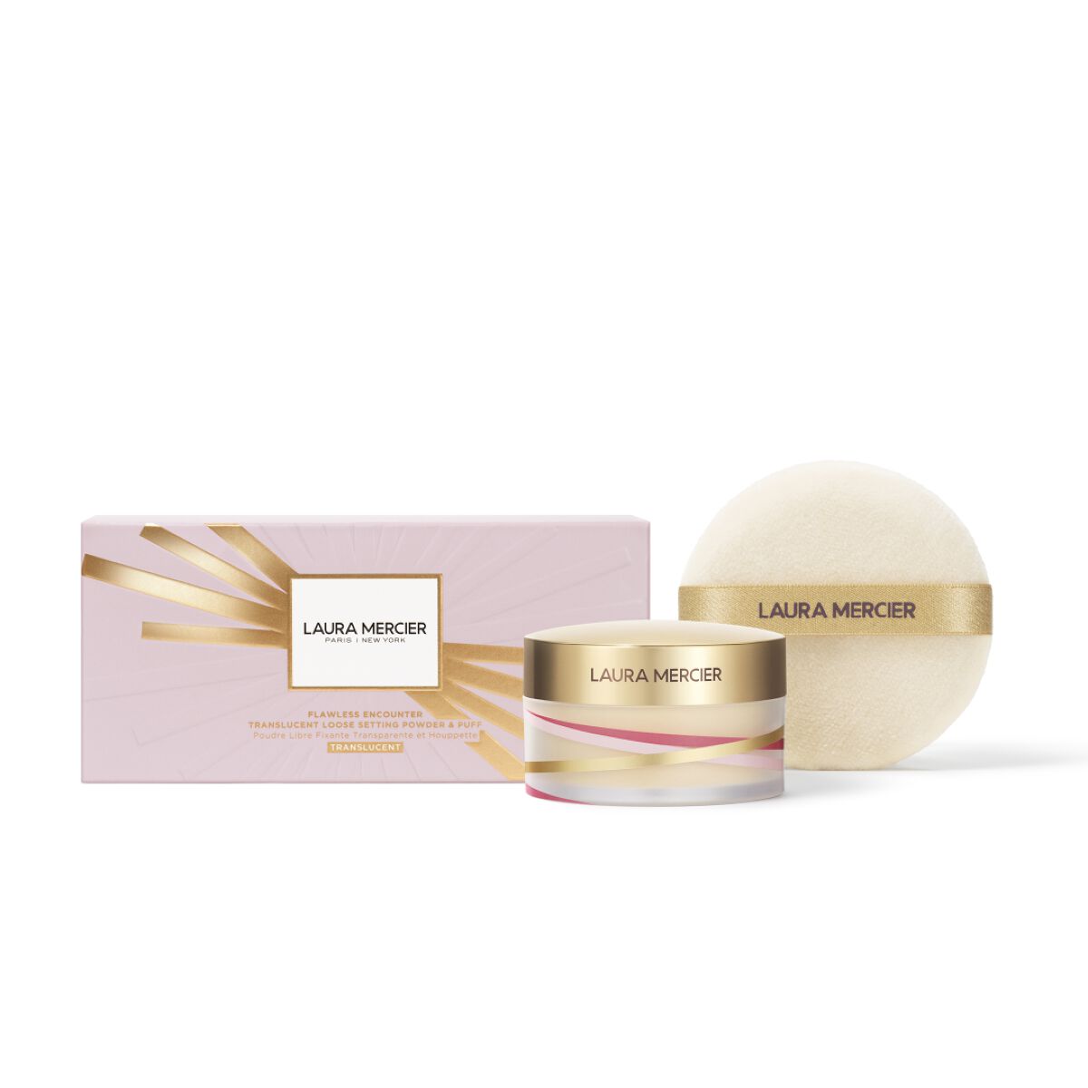 フローレス エンカウンター ルースセッティングパウダー トランスルーセント アンド パフ ローラ メルシエ