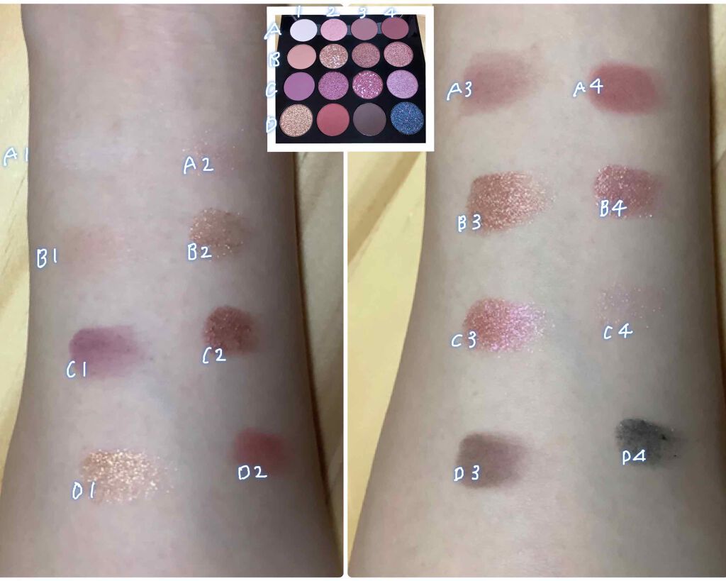 大英博物館 エジプトシリーズ アイシャドウパレット/ZEESEA/アイシャドウパレットを使ったクチコミ（3枚目）