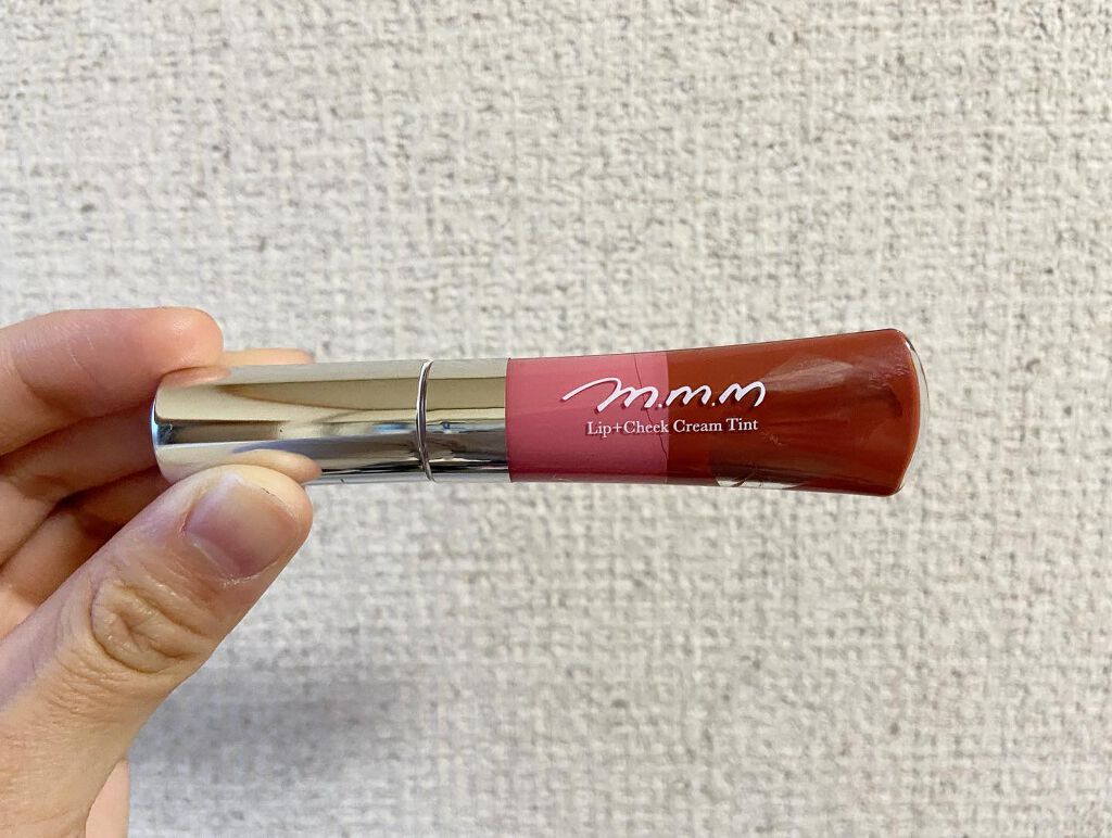 リップ＋チーク クリームティント/m.m.m/口紅を使ったクチコミ（1枚目）