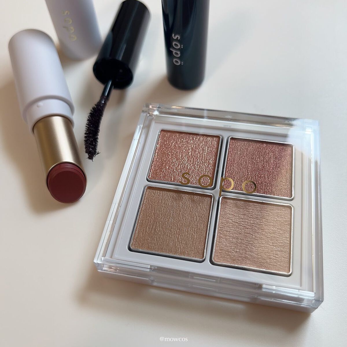 カラーマスカラ/sopo/マスカラを使ったクチコミ(2枚目)