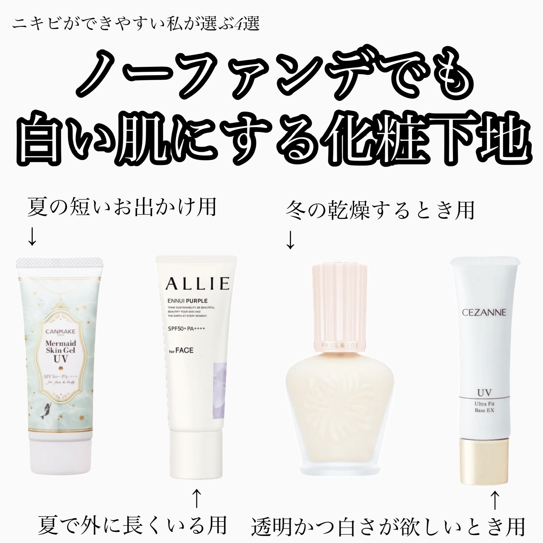 マーメイドスキンジェルUV/キャンメイク/日焼け止めジェルを使ったクチコミ（1枚目）