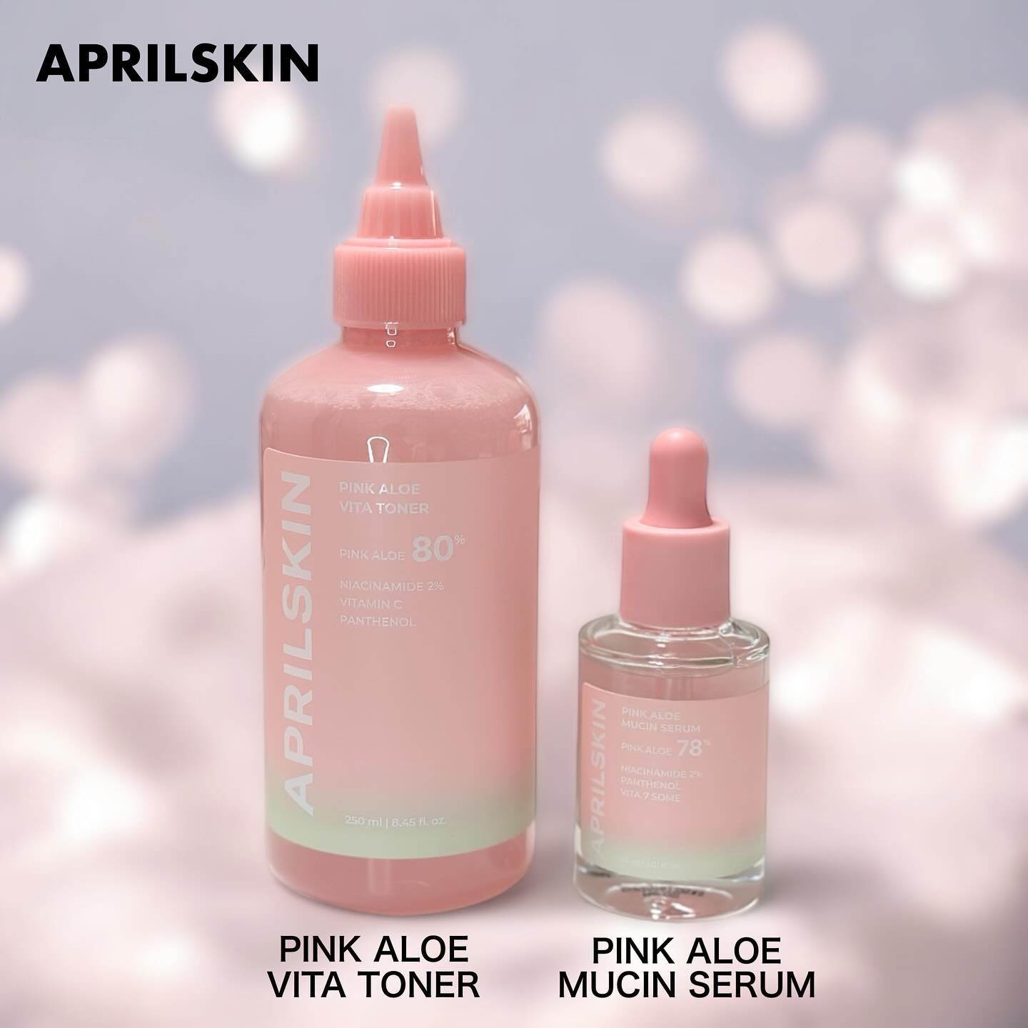 ピンクアロエビタトナー/APRILSKIN/化粧水を使ったクチコミ（1枚目）