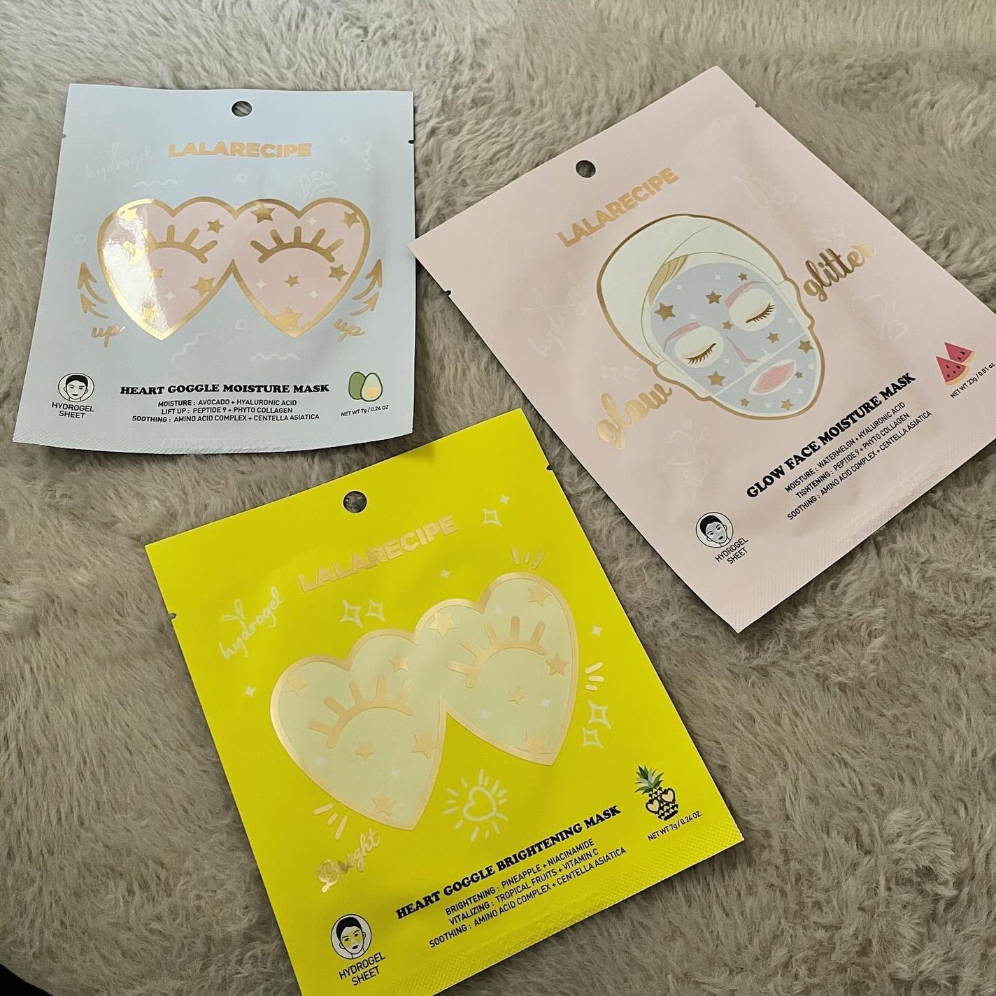 ハートゴーグルマスク/ララレシピ/シートマスク・パックを使ったクチコミ(1枚目)