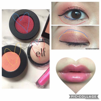 ベイクドハイライター/e.l.f. Cosmetics/パウダーハイライトを使ったクチコミ(3枚目)