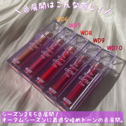ザ ウォータリーデューティント/MERZY/リップティントを使ったクチコミ(5枚目)