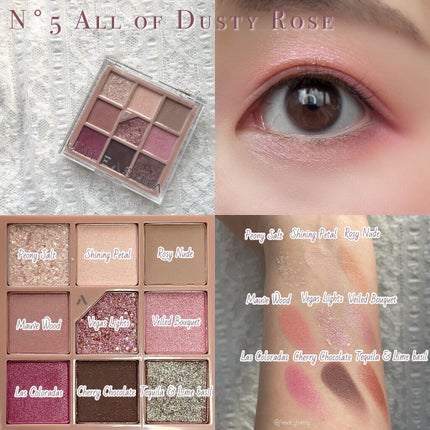 グリッターペディアアイパレット/unleashia/アイシャドウパレットを使ったクチコミ(6枚目)