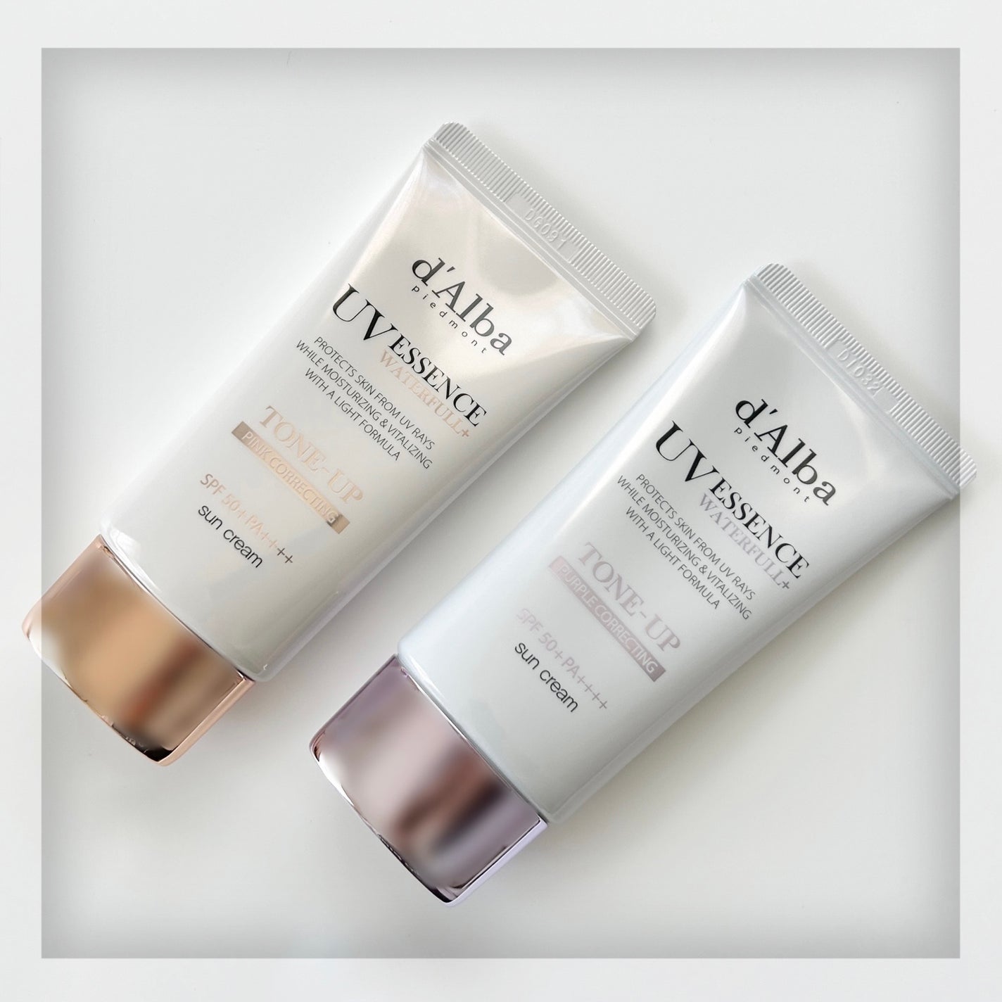 ダルバ ウォータフル トーンアップ サンクリーム(パープル)/ダルバ/日焼け止めクリームを使ったクチコミ(1枚目)