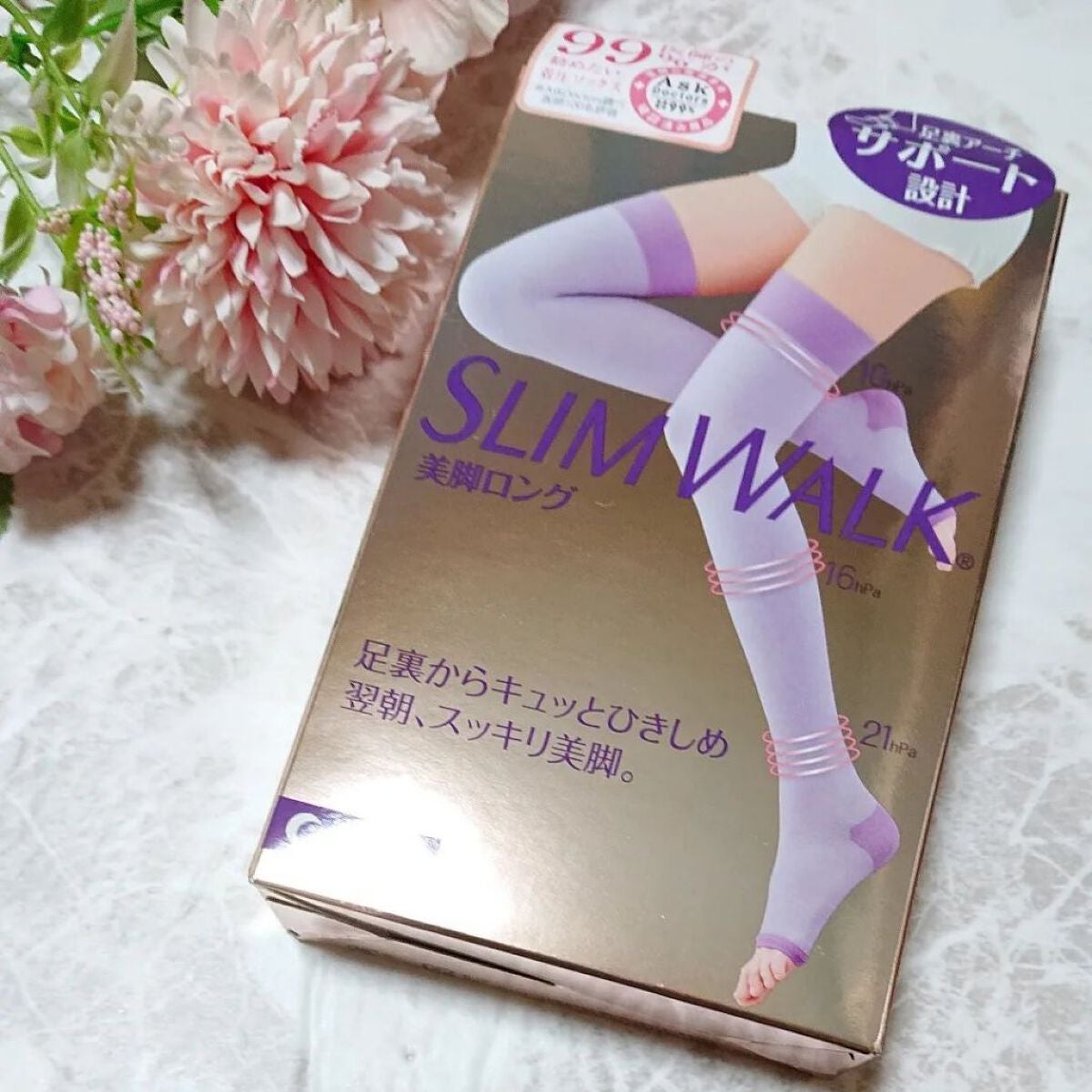 美脚ロング/SLIMWALK/着圧ソックス・レギンスを使ったクチコミ(1枚目)