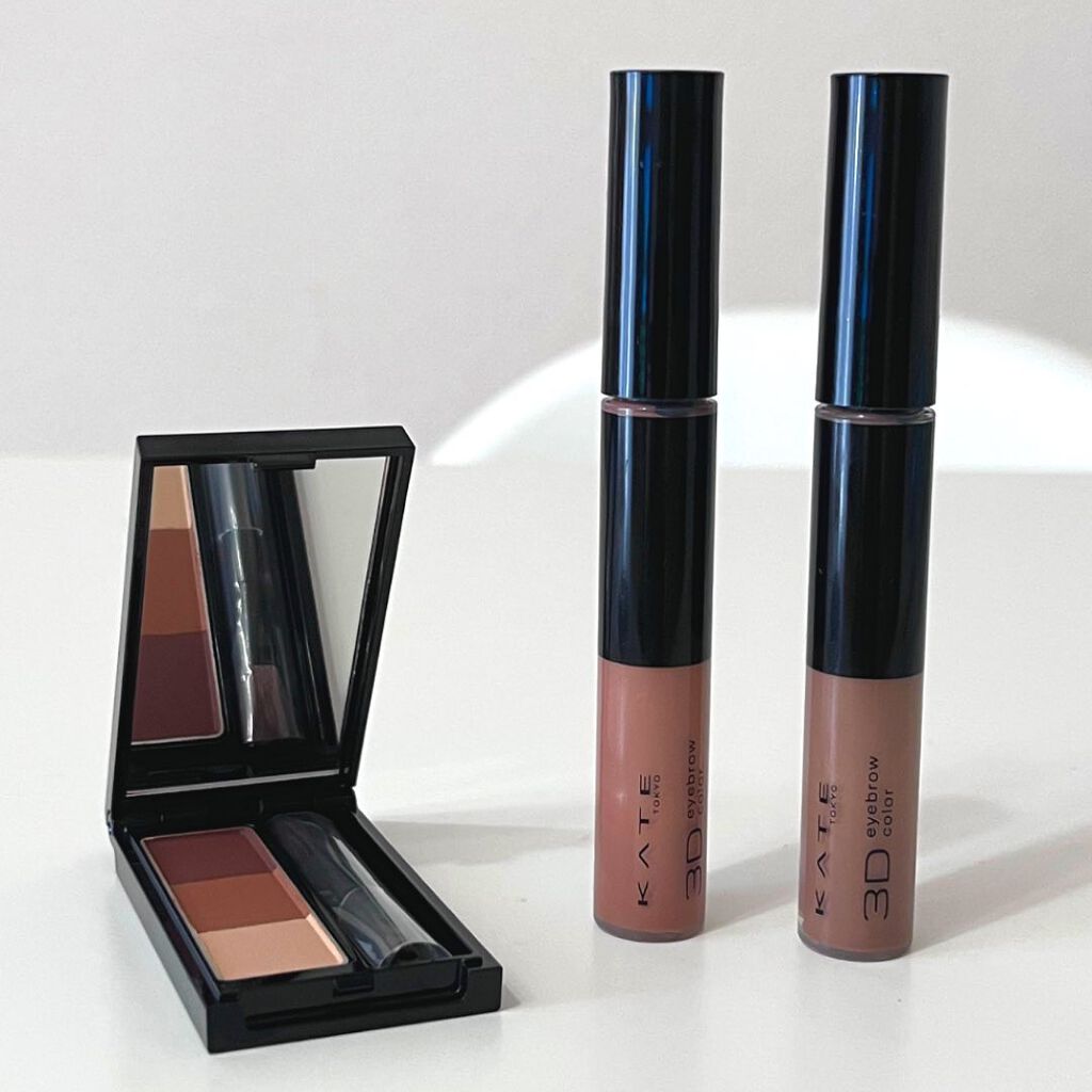 かほ|インスタ6.2万人 on LIPS 「立体グラデ眉が作れる!KATEのアイブロウパウダー✨KATEの..」(6枚目)