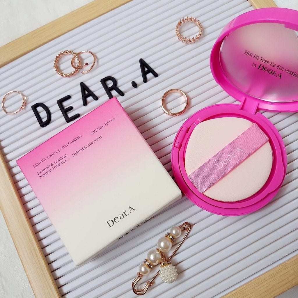 スリムフィットトーンアップサンクッション/Dear.A/日焼け止めローションを使ったクチコミ(1枚目)