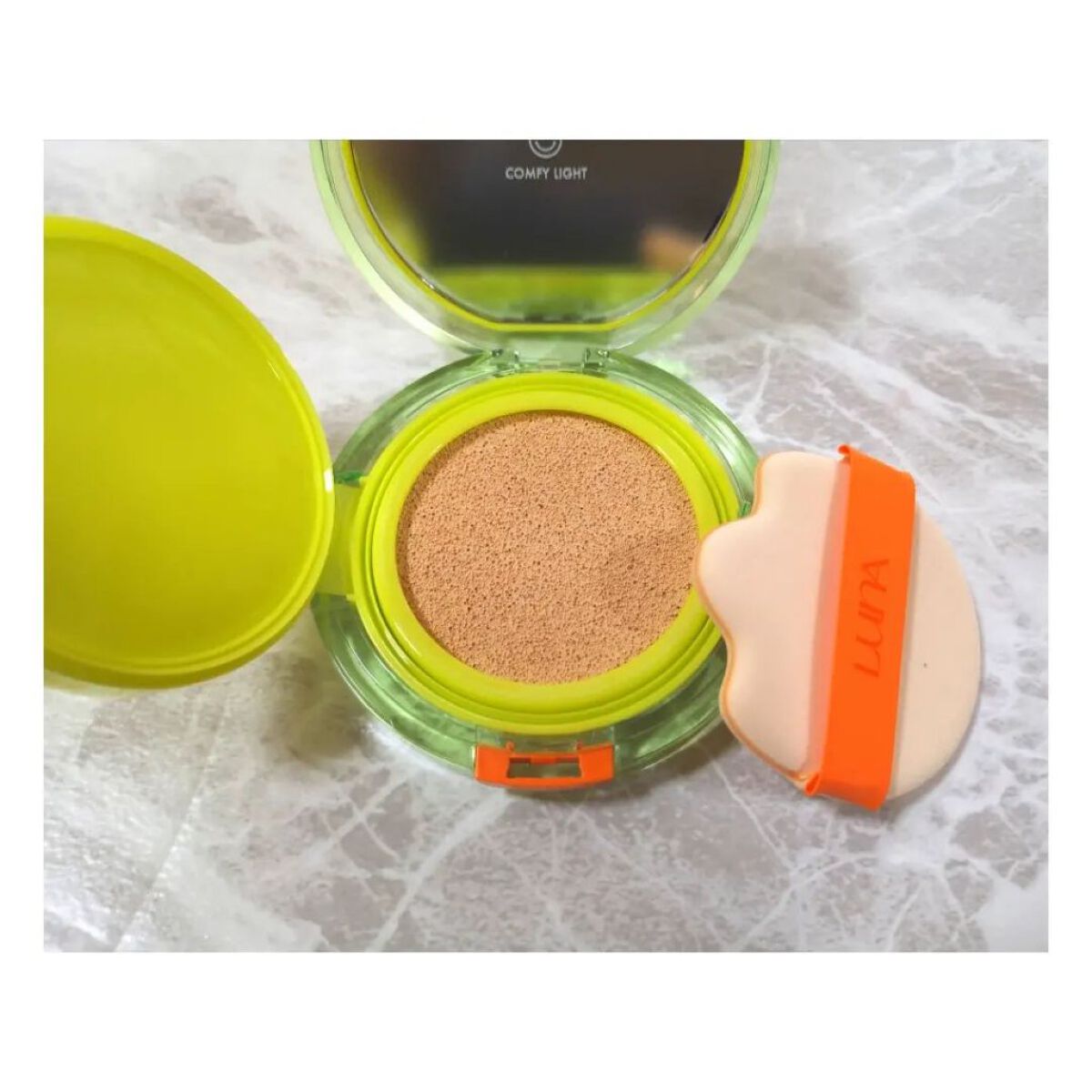 コンフィーライトクッション/LUNA/クッションファンデーションを使ったクチコミ（2枚目）