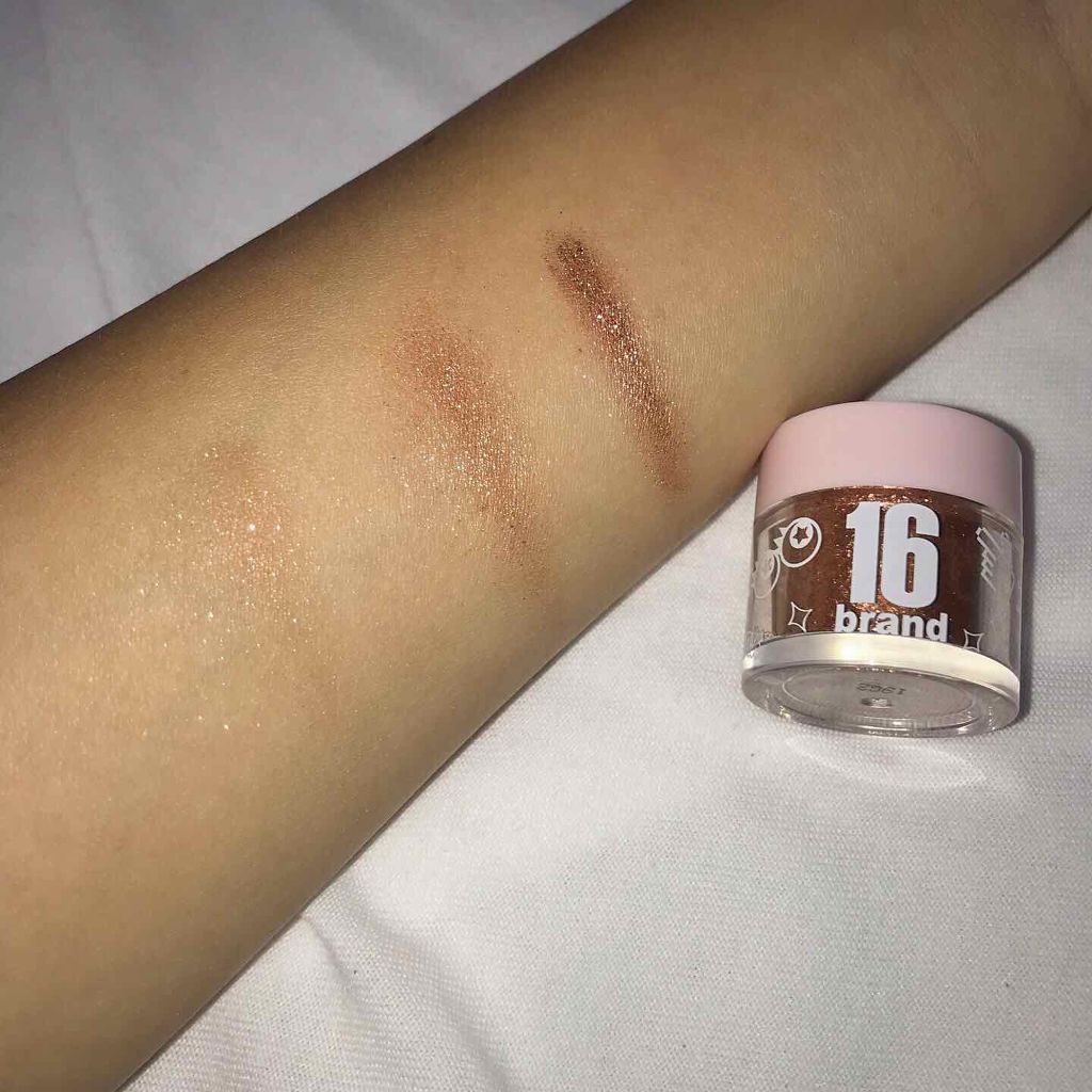 16CANDY ROCK PEAEL POWDER/16BRAND/単色アイシャドウを使ったクチコミ(3枚目)