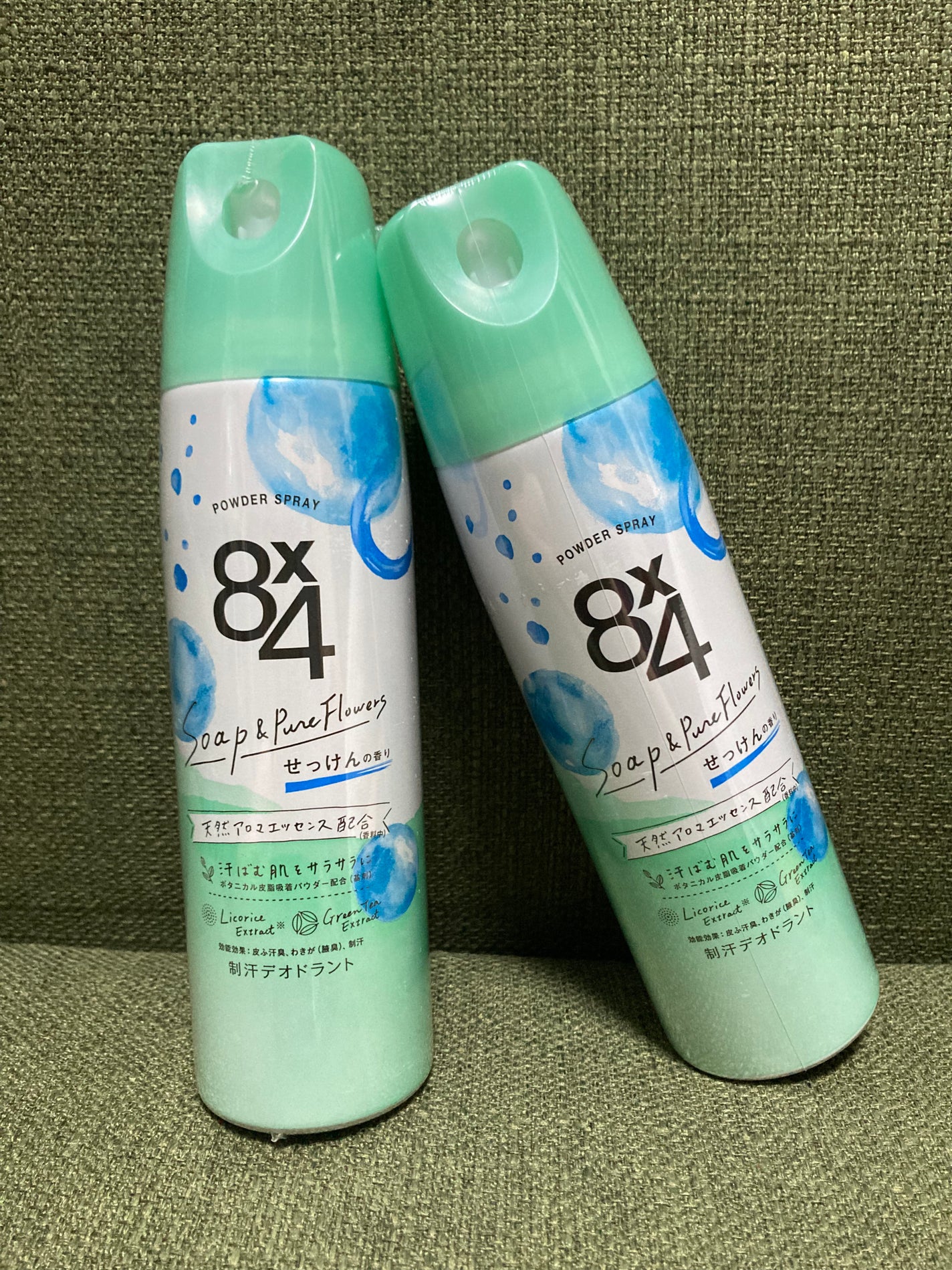 パウダースプレー せっけんの香り/8x4/デオドラント・制汗剤を使ったクチコミ(1枚目)