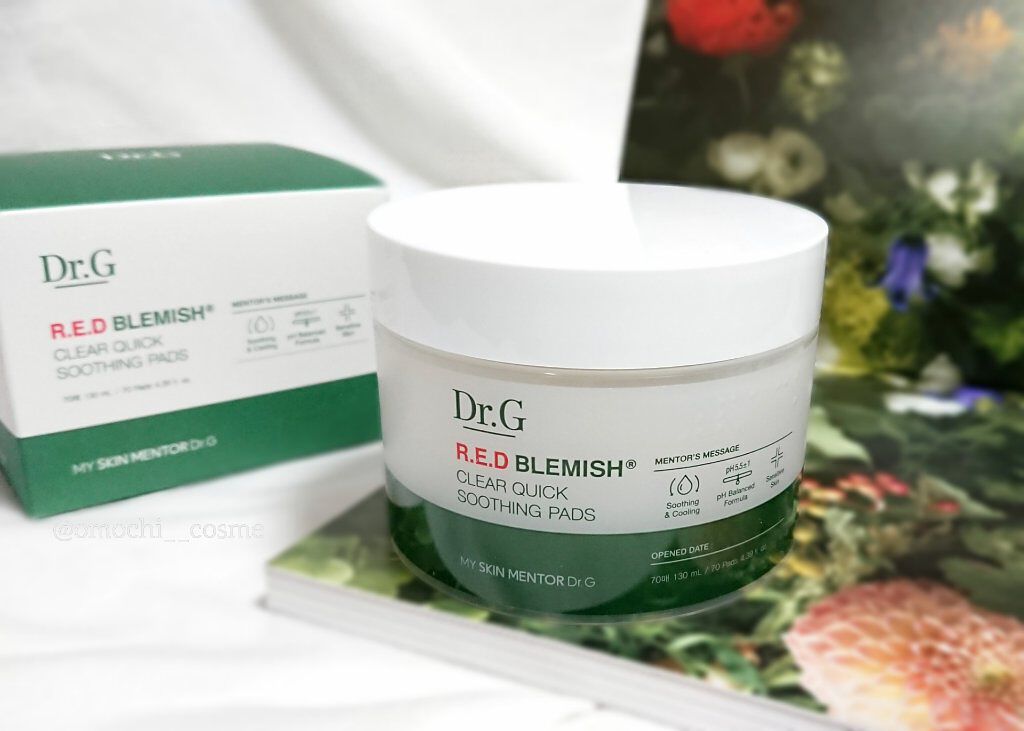 レッドブレミッシュクリアクイックスージングパック/Dr.G/拭き取り化粧水を使ったクチコミ（1枚目）