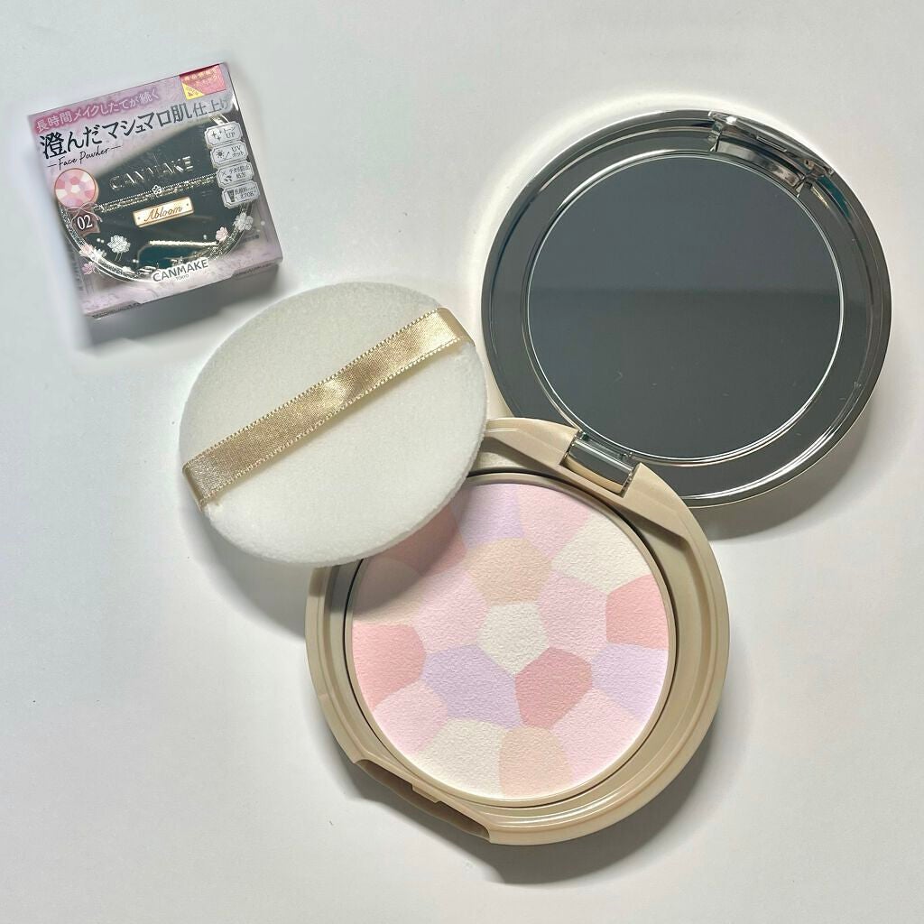 マシュマロフィニッシュパウダー ~Abloom~/キャンメイク/プレストパウダーを使ったクチコミ(1枚目)
