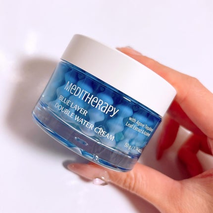 ブルーレイヤーダブルウォータークリーム/MEDITHERAPY/フェイスクリームを使ったクチコミ(7枚目)